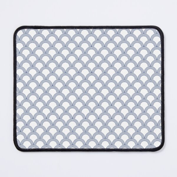 Item preview, Japanese Wave Pattern Seigaiha Minimalist Indigo Design designed and sold by Designsaurus.