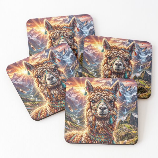 Item preview, Alpaca | Andean Mountain Portrait Art designed and sold by Artsy Universe.