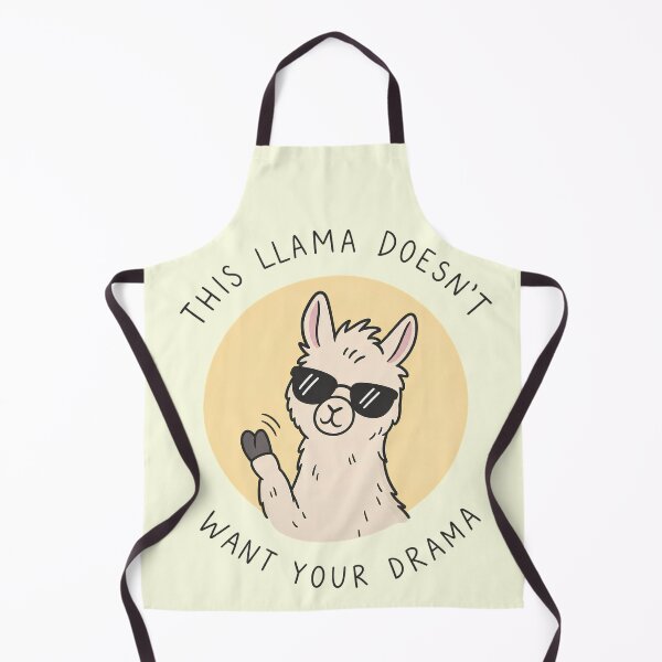 Item preview, This Llama Doesn’t Want Drama designed and sold by DesignByKhayal.