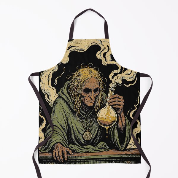 Item preview, Alchemist With Smoking Flask Print designed and sold by The Mellonaire.