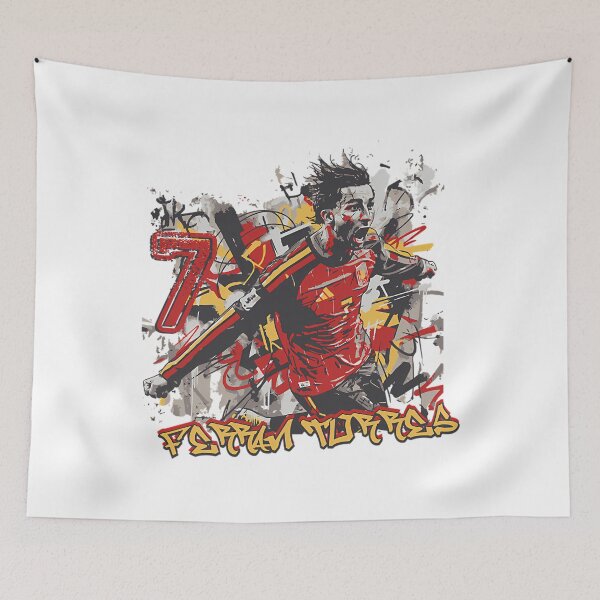 Item preview, Ferran Torres  Graffiti Street Art Soccer Design designed and sold by PerryAshh.