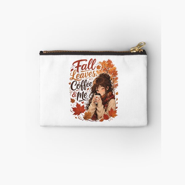 Item preview, Fall Leaves, Coffee & Me | Cute Fall Design for Women | Cozy Coffee Lover Gift designed and sold by PrintSparkDesigns.