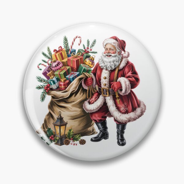 Item preview, Santa Claus with Bag of Gifts Print designed and sold by jkrphoto.