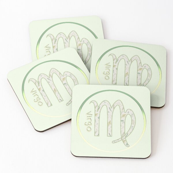 Item preview, Virgo Zodiac Symbol – Botanical Astrology Maiden Logo designed and sold by Alcyone-Blue.