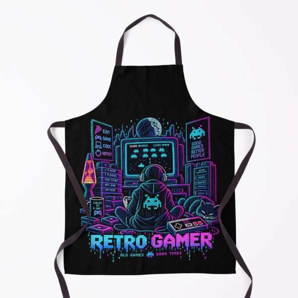 Item preview, Retro Gamer Binary — Old Games, Good Times designed and sold by Kicor.