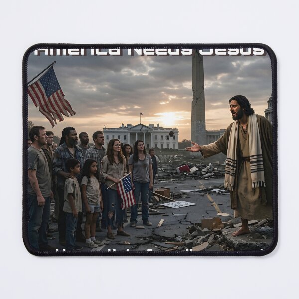 Item preview, America Needs Jesus - A Call to Return designed and sold by Makarioi Christian Designs.