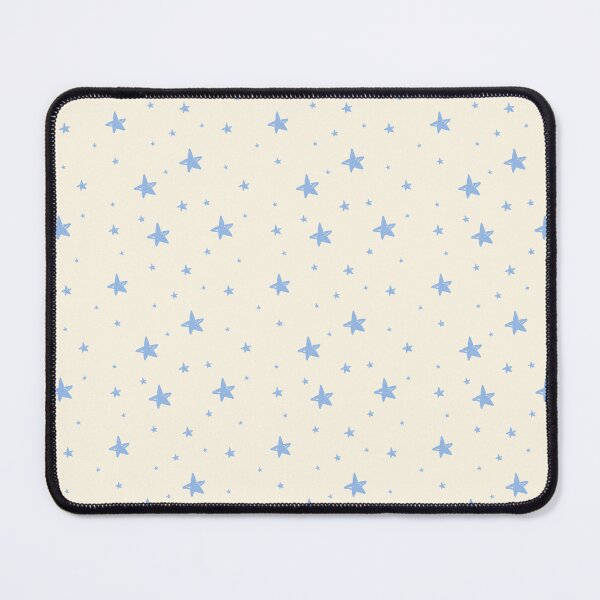 Item preview, Whimsical Star Pattern Soft Blue & Warm Cream Nursery | Cute Hand-Drawn Stars — Calming Celestial Cozy Decor designed and sold by VivaFy.
