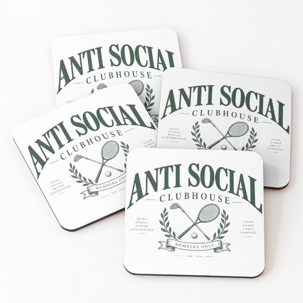 Item preview, Anti Social Clubhouse  designed and sold by SaveForMyDeposit.