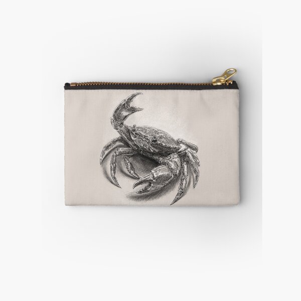 Item preview, Detailed Charcoal Drawing of a Crab designed and sold by kolonjArt.