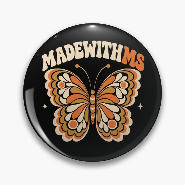 Item preview, MadeWithMS - Retro 70s Butterfly designed and sold by MadeWithMS.