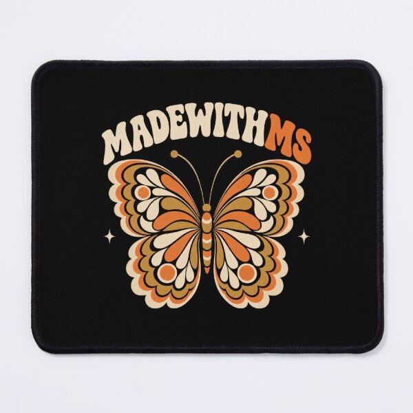 Item preview, MadeWithMS - Retro 70s Butterfly designed and sold by MadeWithMS.