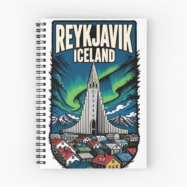 Item preview, Reykjavik Iceland Vintage Travel Tourism designed and sold by TravelersGems.