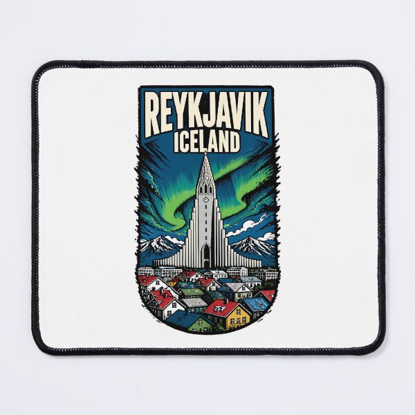 Item preview, Reykjavik Iceland Vintage Travel Tourism designed and sold by TravelersGems.