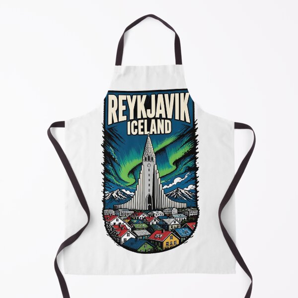 Item preview, Reykjavik Iceland Vintage Travel Tourism designed and sold by TravelersGems.