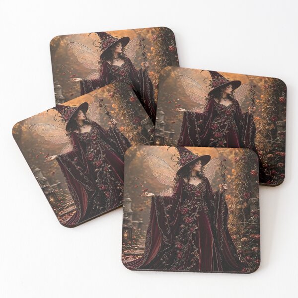 Item preview, Autumn Rose Witch Fairy Enchantment designed and sold by Storybook Botanica.
