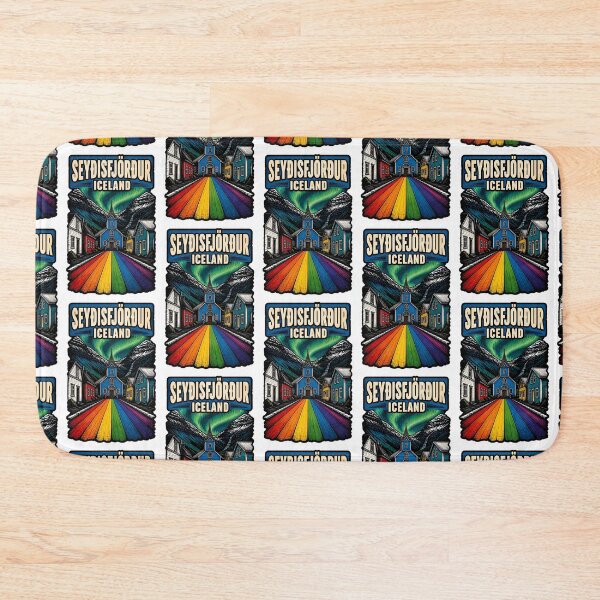 Item preview, Seydisfjordur Iceland Vintage Travel Tourism designed and sold by TravelersGems.