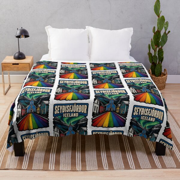 Item preview, Seydisfjordur Iceland Vintage Travel Tourism designed and sold by TravelersGems.