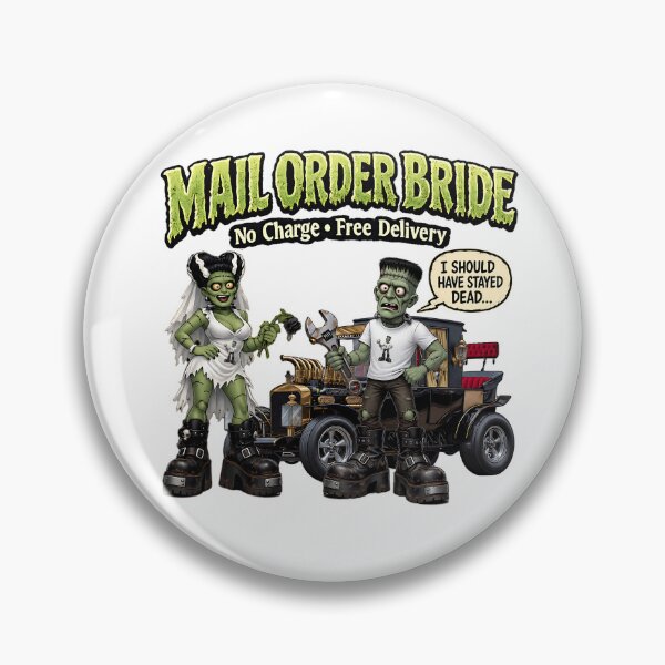 Item preview, Mail Order Bride – Funny Monster Couple designed and sold by Classic Chaos Creations.