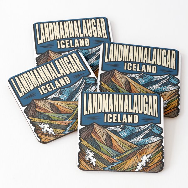 Item preview, Landmannalaugar Iceland Vintage Travel Tourism designed and sold by TravelersGems.