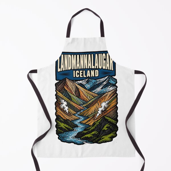 Aperçu de l'œuvre Landmannalaugar Islande Voyages et tourisme vintage créée et vendue par TravelersGems.