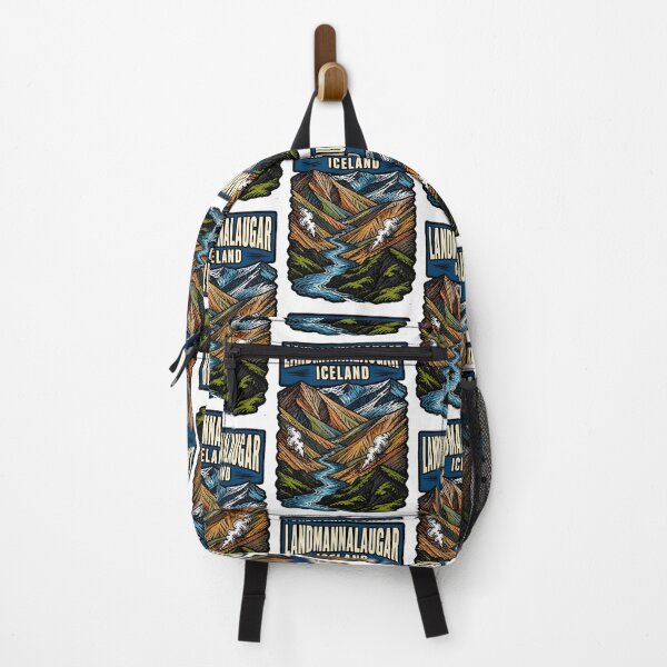 Item preview, Landmannalaugar Iceland Vintage Travel Tourism designed and sold by TravelersGems.