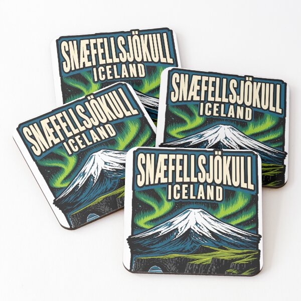 Item preview, Snaefellsjokull Iceland Vintage Travel Tourism designed and sold by TravelersGems.