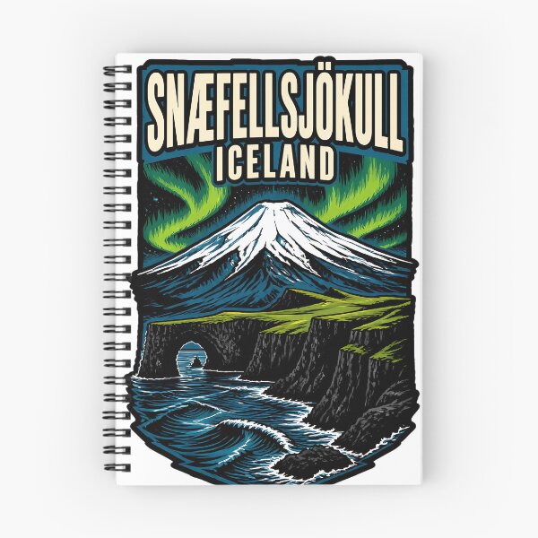 Item preview, Snaefellsjokull Iceland Vintage Travel Tourism designed and sold by TravelersGems.