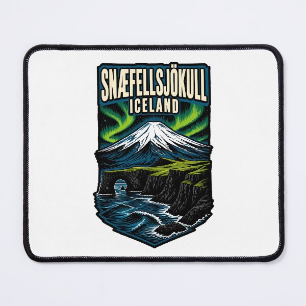Item preview, Snaefellsjokull Iceland Vintage Travel Tourism designed and sold by TravelersGems.