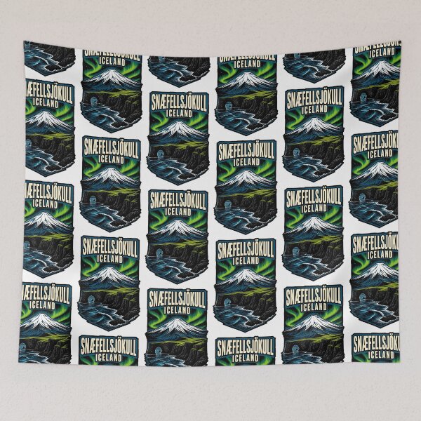 Item preview, Snaefellsjokull Iceland Vintage Travel Tourism designed and sold by TravelersGems.