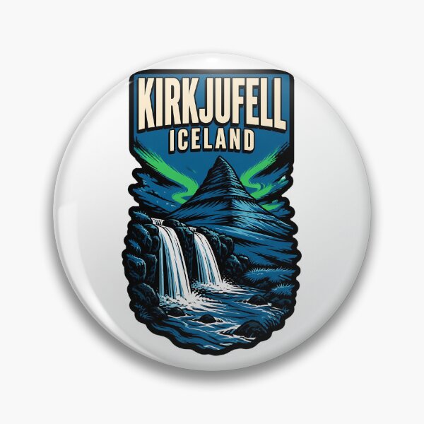 Item preview, Kirkjufell Iceland Vintage Travel Tourism designed and sold by TravelersGems.