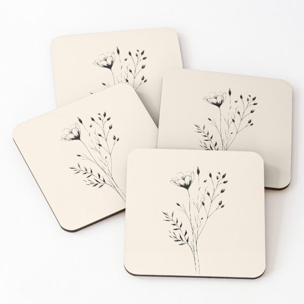 Item preview, drawing of flowers designed and sold by moonart7lunas.
