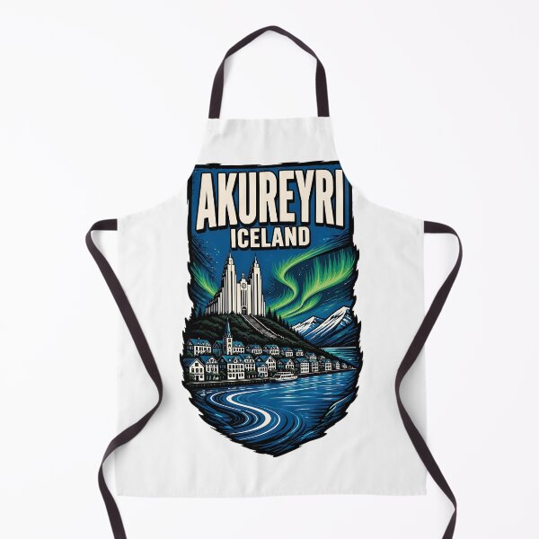 Item preview, Akureyri Iceland Vintage Travel Tourism designed and sold by TravelersGems.
