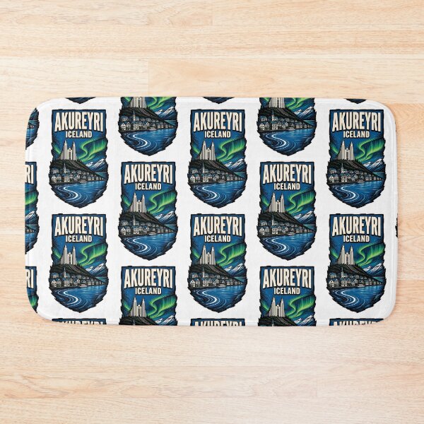Item preview, Akureyri Iceland Vintage Travel Tourism designed and sold by TravelersGems.