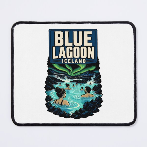Item preview, Blue Lagoon Iceland Vintage Travel Tourism designed and sold by TravelersGems.