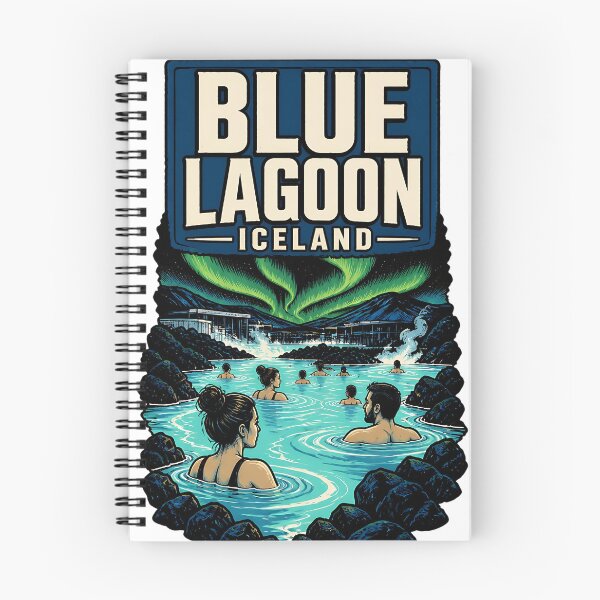 Item preview, Blue Lagoon Iceland Vintage Travel Tourism designed and sold by TravelersGems.