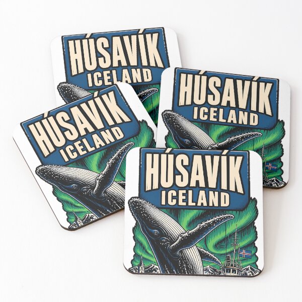 Item preview, Husavik Iceland Vintage Travel Tourism designed and sold by TravelersGems.