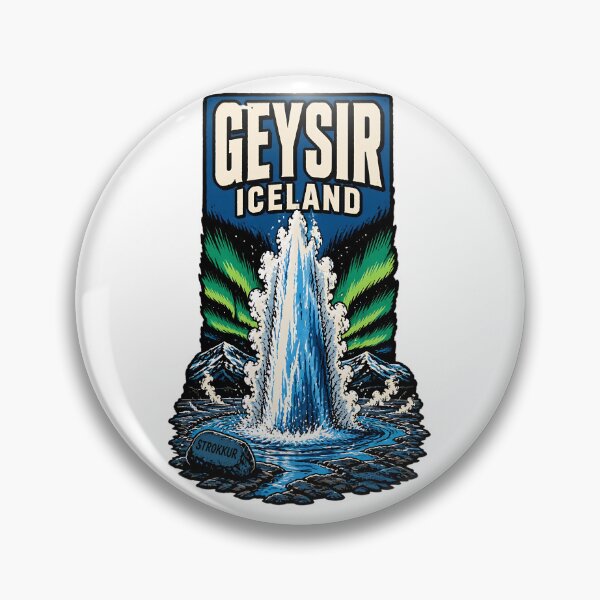 Item preview, Geysir Iceland Vintage Travel Tourism designed and sold by TravelersGems.
