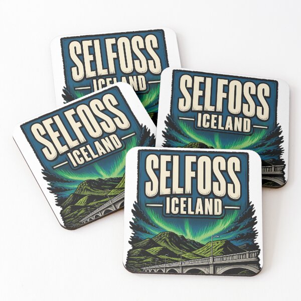 Item preview, Selfoss Iceland Vintage Travel Tourism designed and sold by TravelersGems.