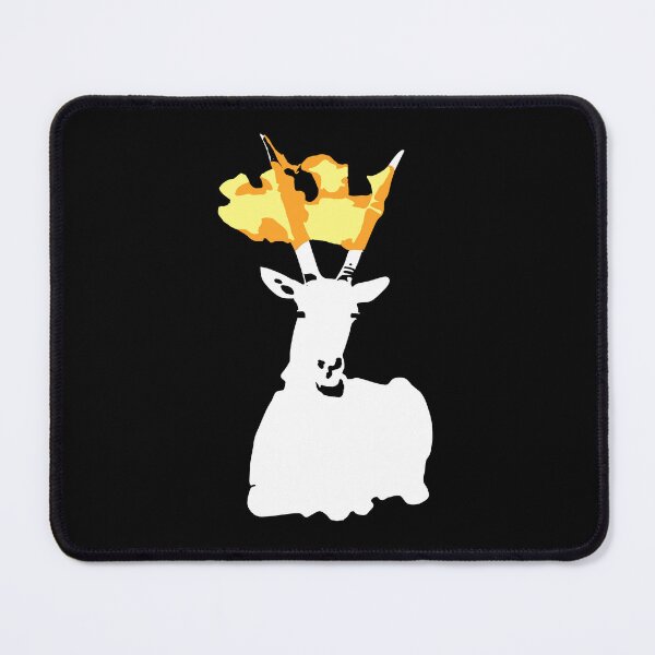 Item preview, Flaming Goat Street Art Graphic designed and sold by Psilly Guse.
