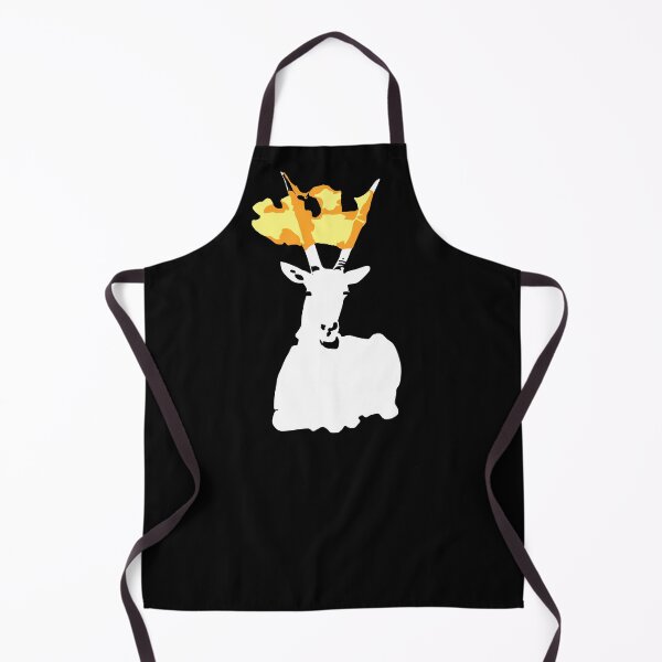 Item preview, Flaming Goat Street Art Graphic designed and sold by Psilly Guse.