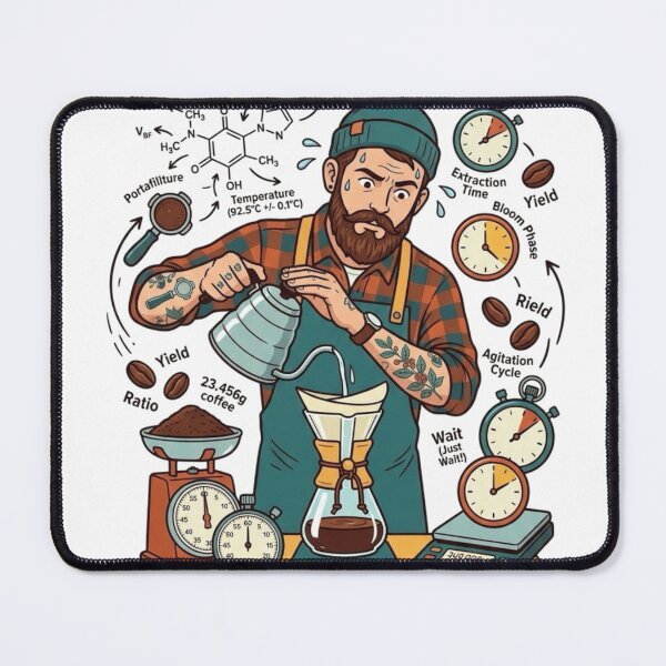 Item preview, Barista preparing coffee in a Chemex coffee maker designed and sold by dehosteleria.