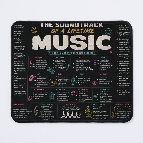 Item preview, Music Calendar 2027 - 2028 - 2029  designed and sold by LuluLeb.