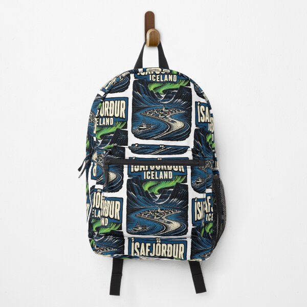 Item preview, Isafjordur Iceland Vintage Travel Tourism designed and sold by TravelersGems.