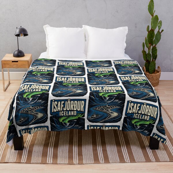 Item preview, Isafjordur Iceland Vintage Travel Tourism designed and sold by TravelersGems.