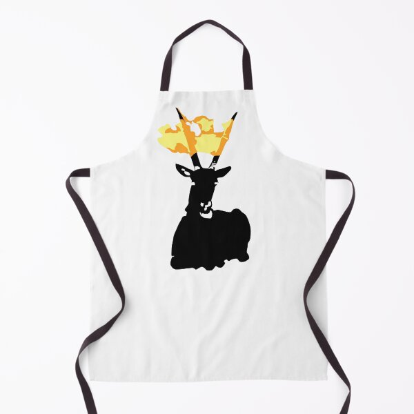 Item preview, Flaming Goat Street Art Graphic designed and sold by Psilly Guse.