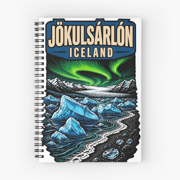 Item preview, Jokulsarlon Iceland Vintage Travel Tourism designed and sold by TravelersGems.