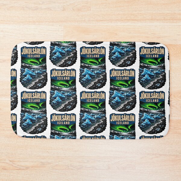 Item preview, Jokulsarlon Iceland Vintage Travel Tourism designed and sold by TravelersGems.