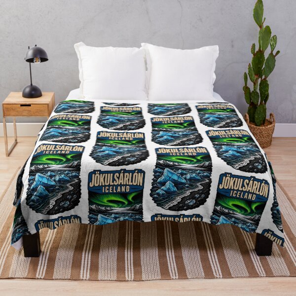 Item preview, Jokulsarlon Iceland Vintage Travel Tourism designed and sold by TravelersGems.