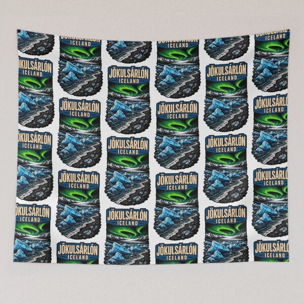 Item preview, Jokulsarlon Iceland Vintage Travel Tourism designed and sold by TravelersGems.
