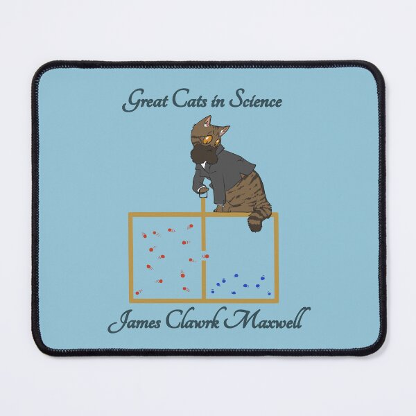 Item preview, Great Cats in Science - James Clawrk Maxwell designed and sold by T.K. Arispe.